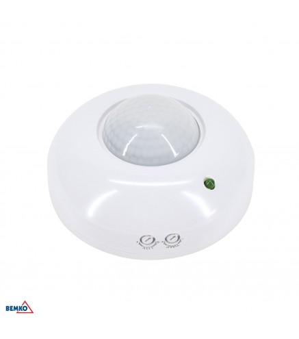 Czujnik ruchu PIR 1200W 360* biały