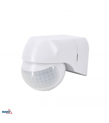 Czujnik ruchu PIR 800W 180* biały