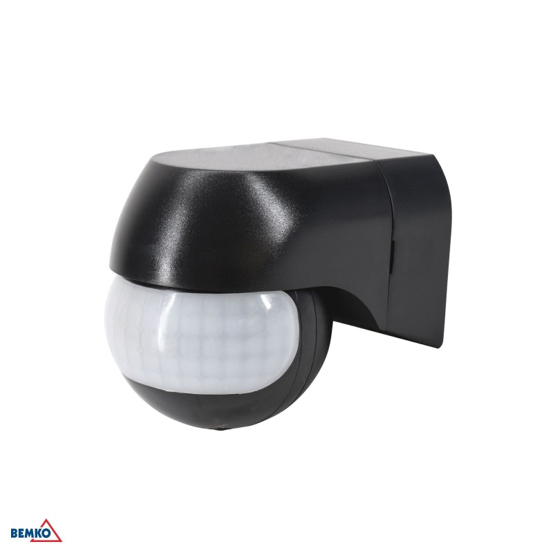 Czujnik ruchu PIR 800W 180* czarny