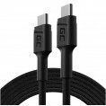 KABEL USB-C / USB-C Green Cell POWERSTREAM 200cm PD 60W ULTRA CHARGE QUICK CHARGE 3.0 KABGC29 KABEL USB-C / USB-C Green Cell POWERSTREAM 200cm PD 60W ULTRA CHARGE QUICK CHARGE 3.0 KABGC29