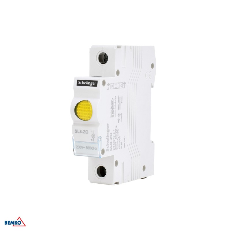 Lampka sygnalizacyjna LED SL8 żółta SCHELINGER