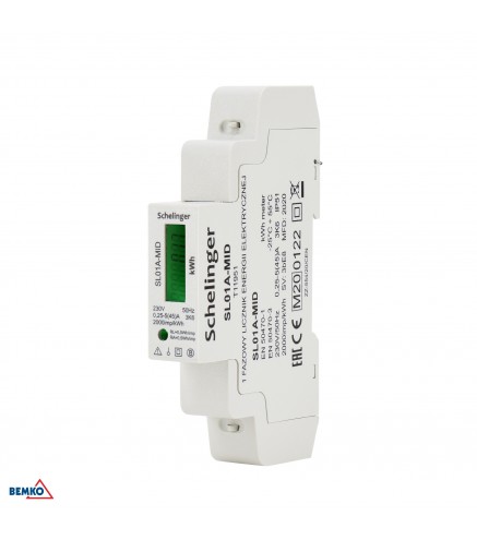 Licznik energii 1 fazowy MID SCHELINGER 45A
