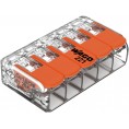 Szybkozłączka uniwersalna LINKA/DRUT 5x 0,2-4mm2 WAGO 221-415 (Paczka 25szt.)