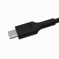 KABEL USB-C / USB-C Greencell PowerFlex 30cm PD 100W czarny silikonowy
