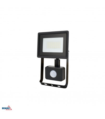 Naświetlacz LED SMD KASTEL 20W 4000K 1640LM IP65 czarny cz. pir