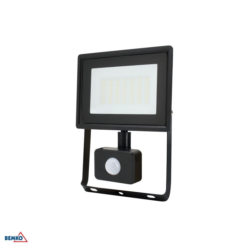 Naświetlacz LED SMD KASTEL 30W 4000K 2520LM IP65 czarny cz. pir