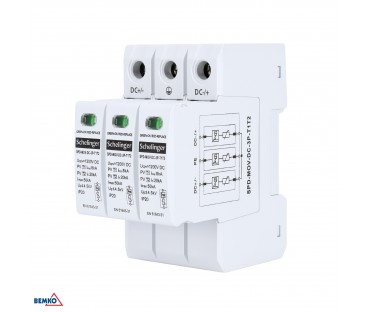 Ogranicznik przepięć 3P 8kA DC 1200V KLASY T1T2 SCHELINGER