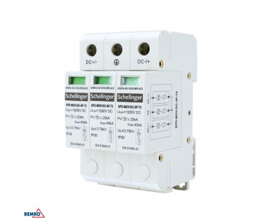Ogranicznik przepięć 3P DC 1200V KLASY T2 SCHELINGER