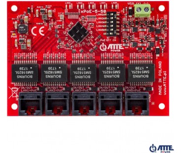 SWITCH 5-PORTOWY POE ATTE xPoE-5-50-OF