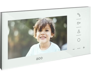 ACO GLASS-PRO-7 WH Monitor Familio COMO PRO 7 cali