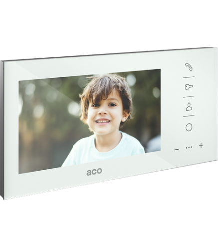 ACO GLASS-PRO-7 WH Monitor Familio COMO PRO 7 cali