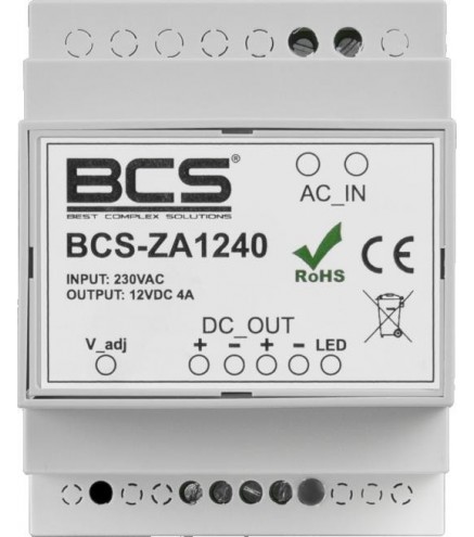 Zasilacz impulsowy BCS POWER BCS-ZA1240