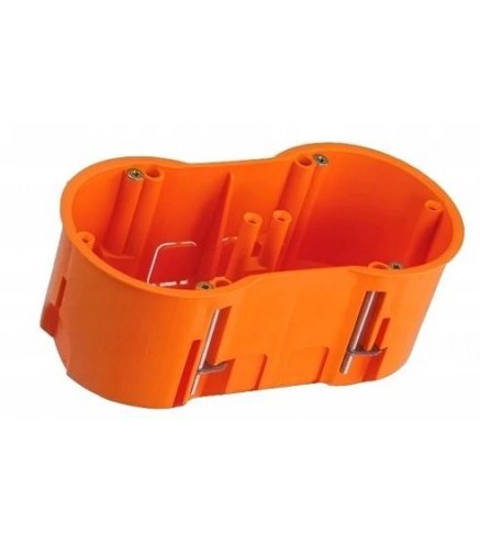 Puszka końcowa 60 podwójna do płyt gipsowych głęboka PAWBOL A.0010PG
