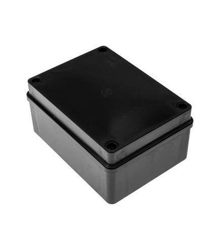Puszka hermetyczna 150 x 110 x 70 bez dławików IP65 bezhalogenowa, czarna PAWBOL S-B316C