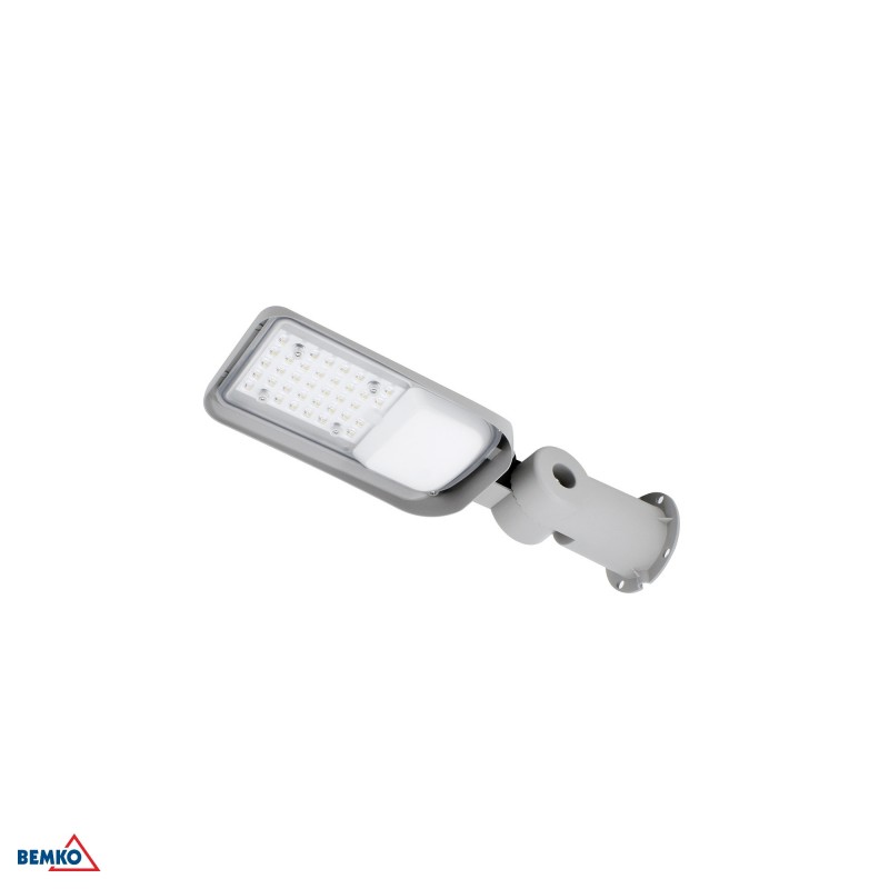 Oprawa uliczna LED JAZMIN 30W 4000K 4050LM IP65 JASNOSZARA