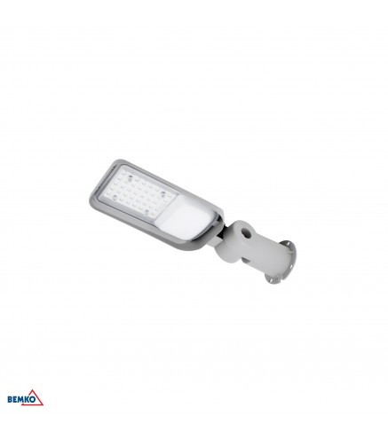 Oprawa uliczna LED JAZMIN 30W 4000K 4050LM IP65 JASNOSZARA