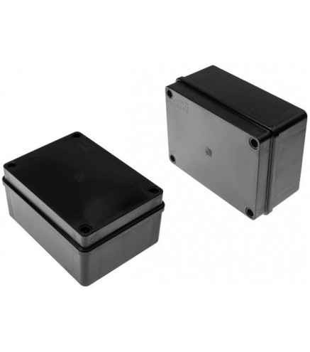Puszka hermetyczna 150 x 110 x 70 bez dławików IP65 bezhalogenowa, czarna PAWBOL S-B316C