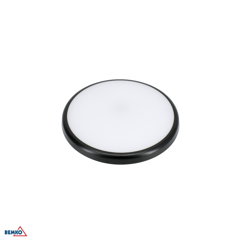 Plafoniera LED DIAna 16W 4000K 1600LM IP66 czarna CZ. MIKR. Z FUNKCJA półcienia