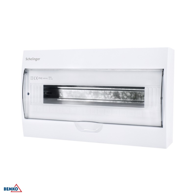 Rozdzielnica natynkowa IP40 ZACISKI 18N+18PE 1x18P