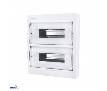 Rozdzielnica natynkowa IP40 ZACISKI 24N+24PE 2x12P