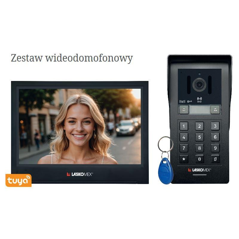 Laskomex Zestaw wideodomofonowy 2- wire IP GEMINI ZEST
