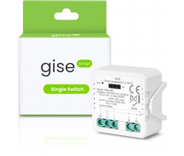 GISE Smart Pojedynczy moduł przekaźnikowy WiFi | Tuya | GSS-WF