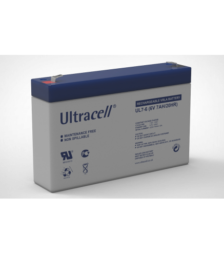 Akumulator AGM ULTRACELL UL 6V 7Ah
