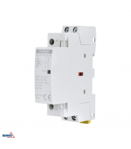 Stycznik modułowy SC201 2P 25A TYP 04 (0NO + 4NC) SCHELINGER