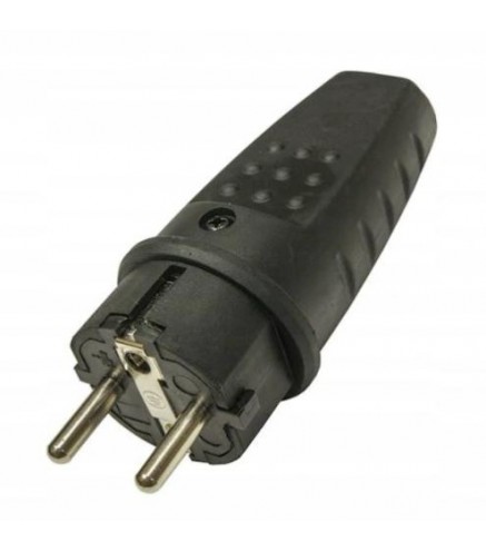 Wtyczka gumowa przenośna 250V, 16A, IP LUX PAWBOL D.3158L
