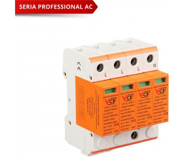 Ogranicznik przepięć klasy B+C 4P (T1T2) 6kA VCX Professional