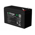 Akumulator AGM Voltage Long Life 12V 7,2Ah VEL12-7.2 T2 (Żywotność 15 lat)