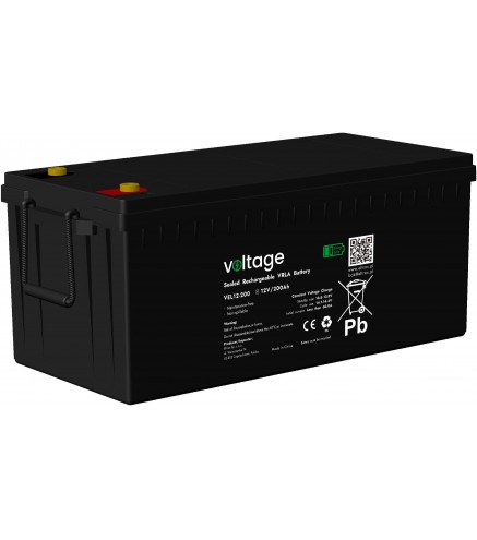 Akumulator AGM Voltage Long Life 12V 200Ah VEL12-200 (Żywotność 15 lat)