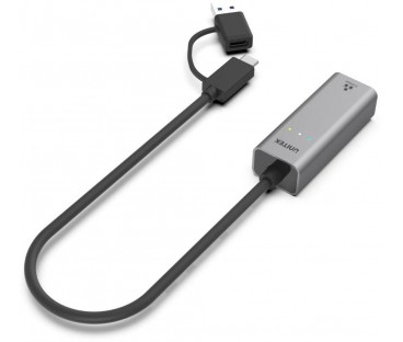 Unitek Hybrydowy adapter USB-C/USB-A do sieci