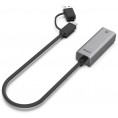 Unitek Hybrydowy adapter USB-C/USB-A do sieci Unitek Hybrydowy adapter USB-C/USB-A do sieci