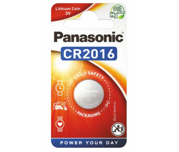 Bateria CR2016 PANASONIC (blister 1 szt.)