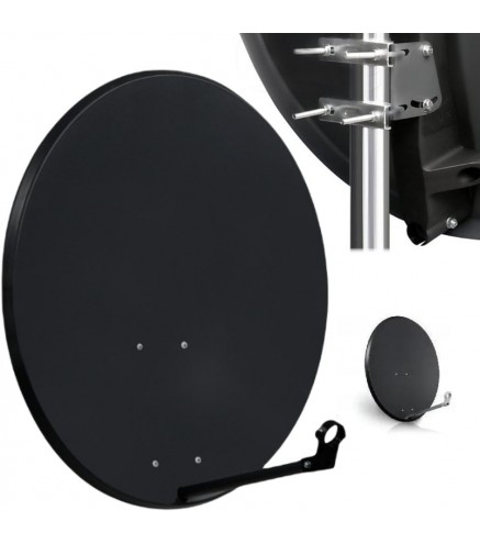CZASZA ANTENA 80 CM CIEMNA (ASC-800M-C)