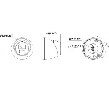 KAMERA IP HIKVISION DS-2CD1383G2-LIUF 2.8mm