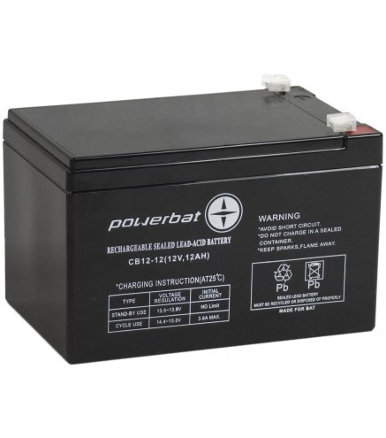 Akumulator AGM POWERBAT CB 12V 12Ah