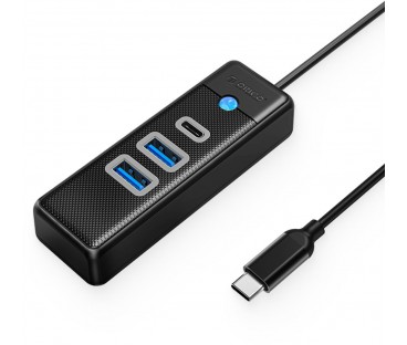 Hub USB-C Orico Hub USB-C 2x USB-A 3.1 + USB-C czarny