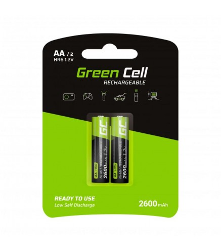 AKUMULATORKI Green Cell 2x AA HR6 2600mAh GR05