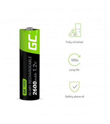 AKUMULATORKI Green Cell 2x AA HR6 2600mAh GR05