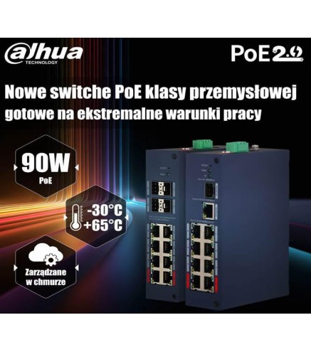 Switch Dahua CHS4412-8GT-125
