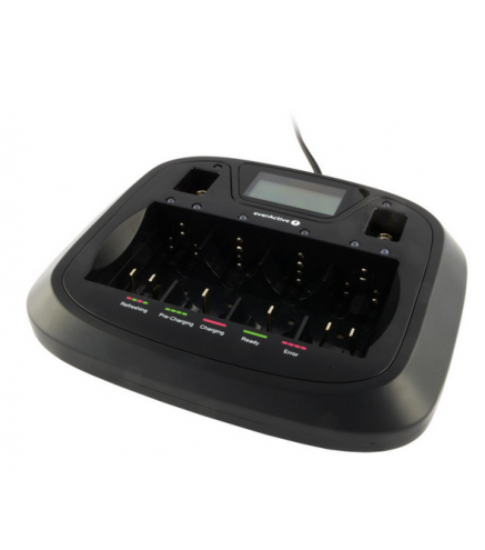 Ładowarka procesorowa do akumulatorków AA / AAA / C / D / 6F22 / 9V everActive NC-900U