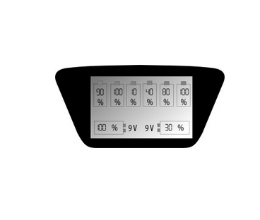 Ładowarka procesorowa do akumulatorków AA / AAA / C / D / 6F22 / 9V everActive NC-900U