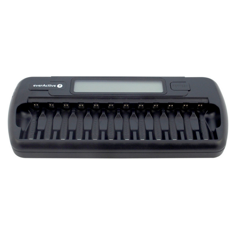 Ładowarka do 12 akumulatorków AA / AAA everActive NC-1200