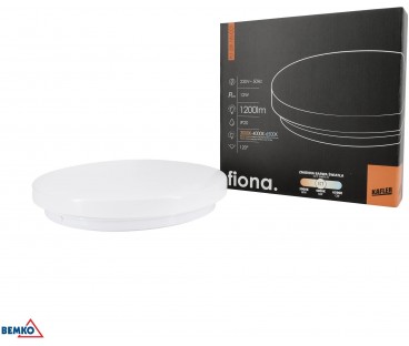 plafoniera LED FIONA 12W 3000/4000/6500K 1200LM IP20 biała