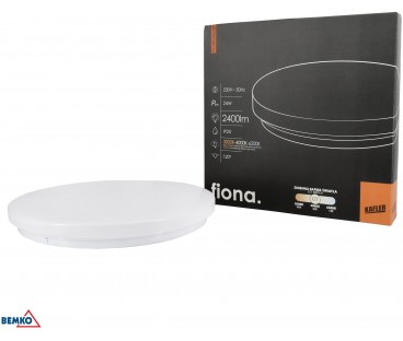 plafoniera LED FIONA 24W 3000/4000/6500K 2400LM IP20 biała