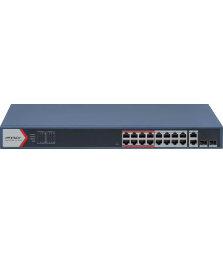 SWITCH POE HIKVISION DS-3E1318P-EI(B) | Alarmista.pl