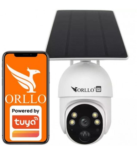 Kamera IP bezprzewodowa 4G LTE obrotowa z panelem solarnym Orllo TZ1 PRO
