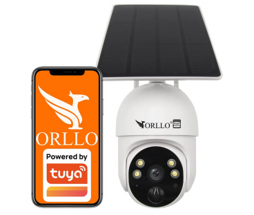 Kamera IP bezprzewodowa 4G LTE obrotowa z panelem solarnym Orllo TZ1 PRO